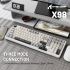 ATTACK SHARK X98 Tri-Mode Wireless Mechanical Keyboard StarLight White Arabic / English Layout